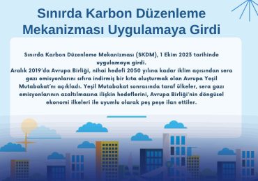 Sınırda Karbon Düzenleme Mekanizması Uygulamaya Girdi