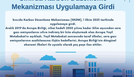 Sınırda Karbon Düzenleme Mekanizması Uygulamaya Girdi