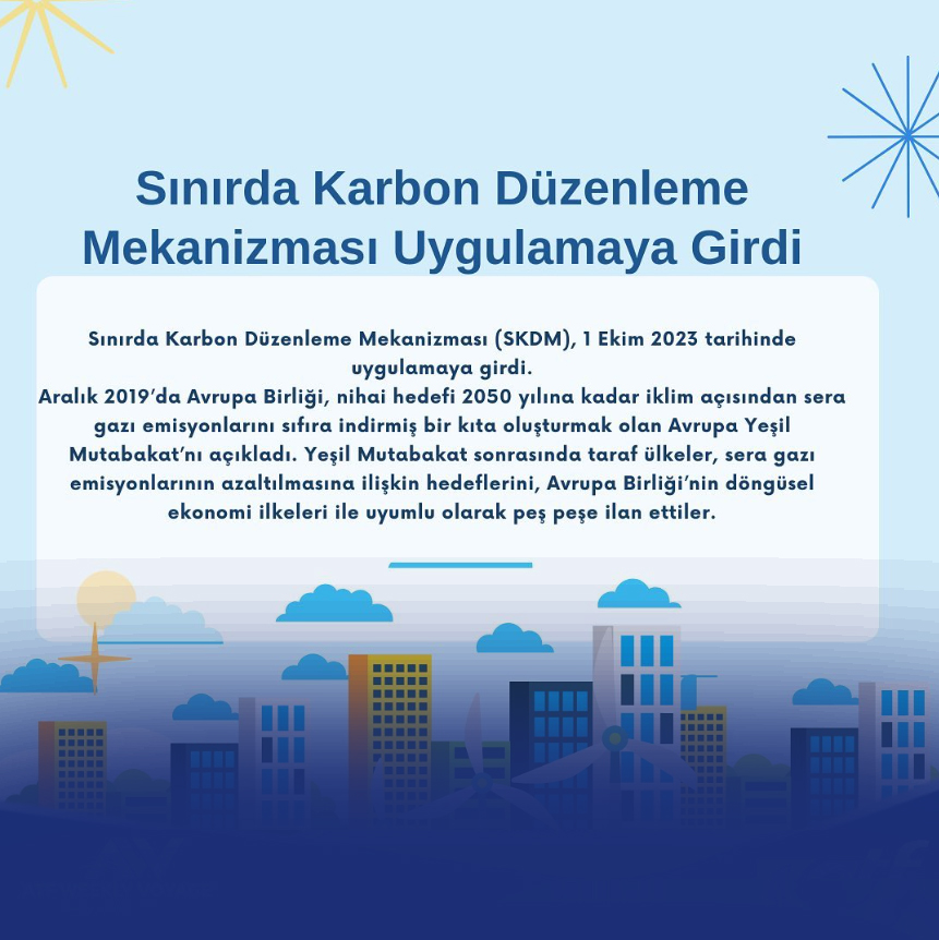 Sınırda Karbon Düzenleme Mekanizması Uygulamaya Girdi